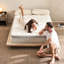 Matelas pleine grandeur, 12 pouces avec mousse à mémoire de forme et ressorts ensachés, fermeté moyenne pour un sommeil confortable, bords renforcés, coffre-fort non, structure à alvéoles ouvertes, confort rafraîchissant, convient aux lits standard-1272809352