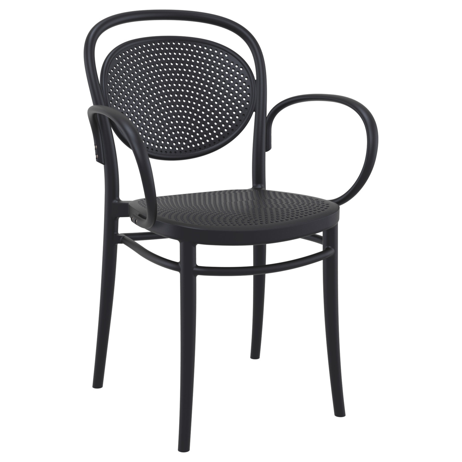 Farrah 2-Person Patio Seating Group, Black