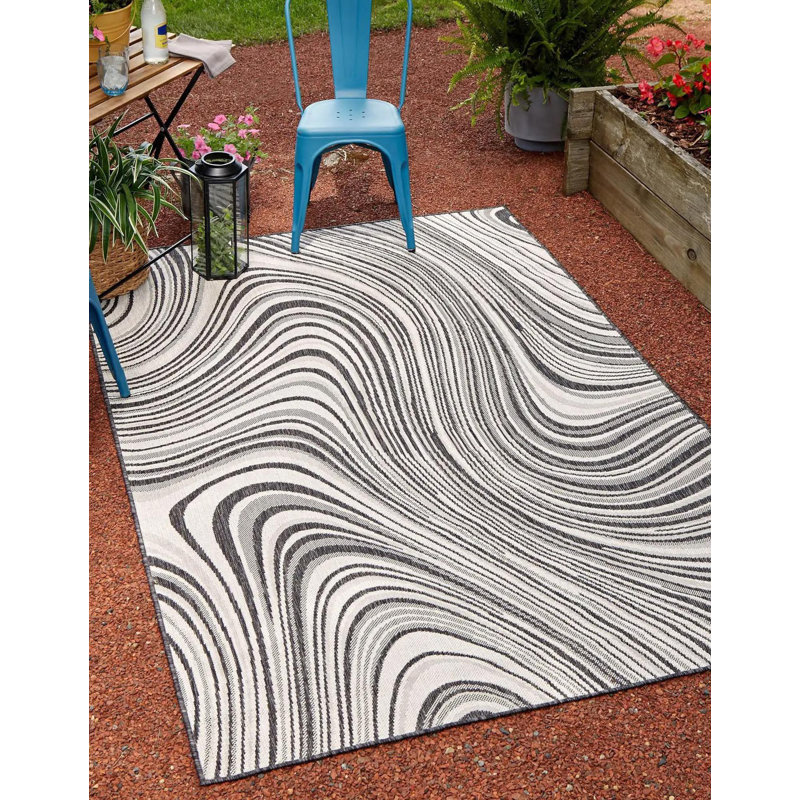 Tapis ivoire d'extérieur couleur ivoire, Rectangle 5 pi x 8 pi