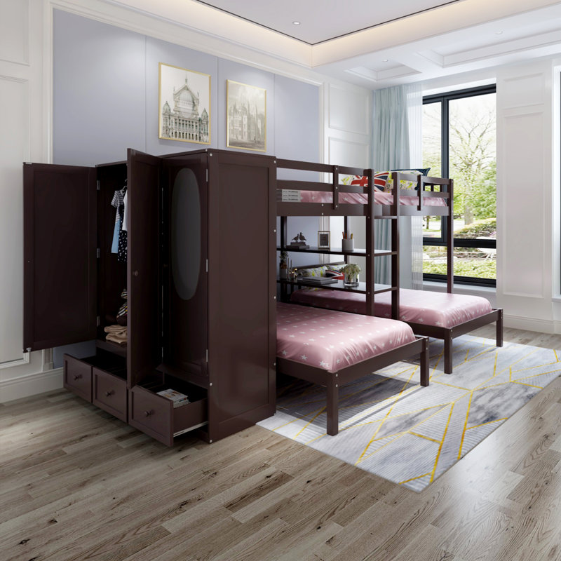 Lit pour enfant Hartwin, Noir