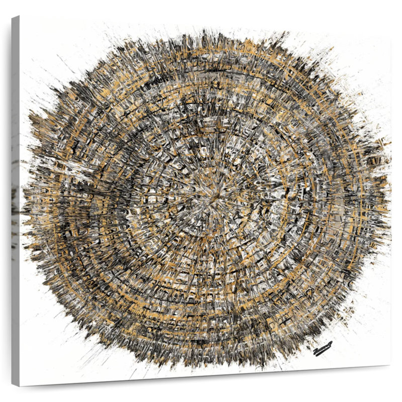 Mysterious Tree Ring, 36" H x 36" W