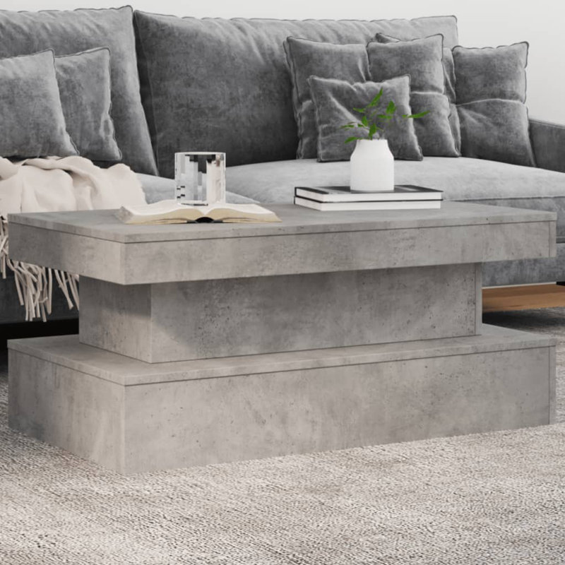 Cemya Frame Coffee Table, Concrete Grey