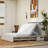100% Soild Wood Murphy Bed with Mattress, Built-in Charging Station for Guest Room, White-649130207