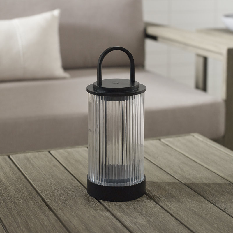 Tawa Accent Rechargeable Table Lamp, Black