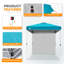 Pavillon de jardin en acier-124871711