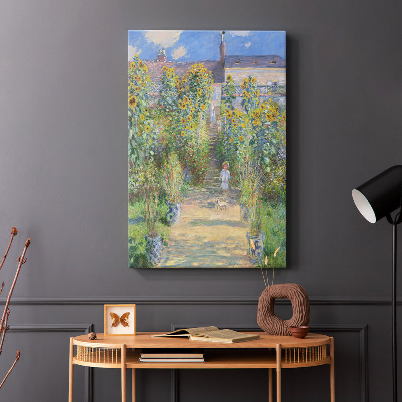 Paysage rétro XLV III - galerie Cavas enveloppé, H 48 po x l 32 po