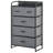 Vertical Metal Dresser with 5 Drawers