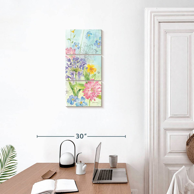 Wildflower Mix Vertical I, 27" H x 12" W