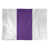 Blanc / mauve / blanc