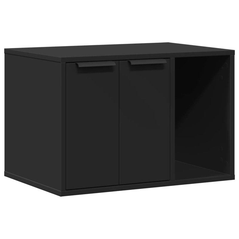 Engineered Wood Stocking Holder, Black