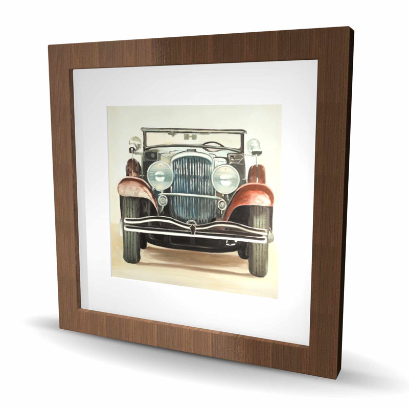 Impression de voiture ancienne de luxe des années 1920 | Décor de transport de bureau
