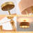 Stephane 3 - Light 17.71'' Shaded Drum Semi Flush Mount with Fabric Accents