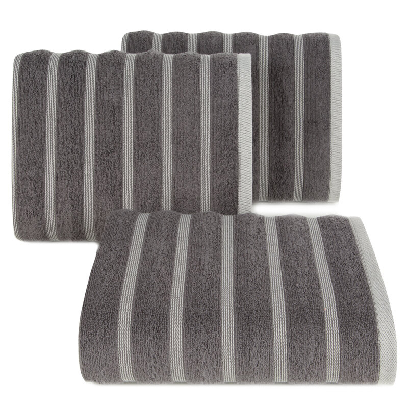 Kinsleigh Midweight Jacquard Hand Towel, Graphite