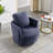 Yelina Polyester Slipcovered Swivel Barrel Chair-1776697154
