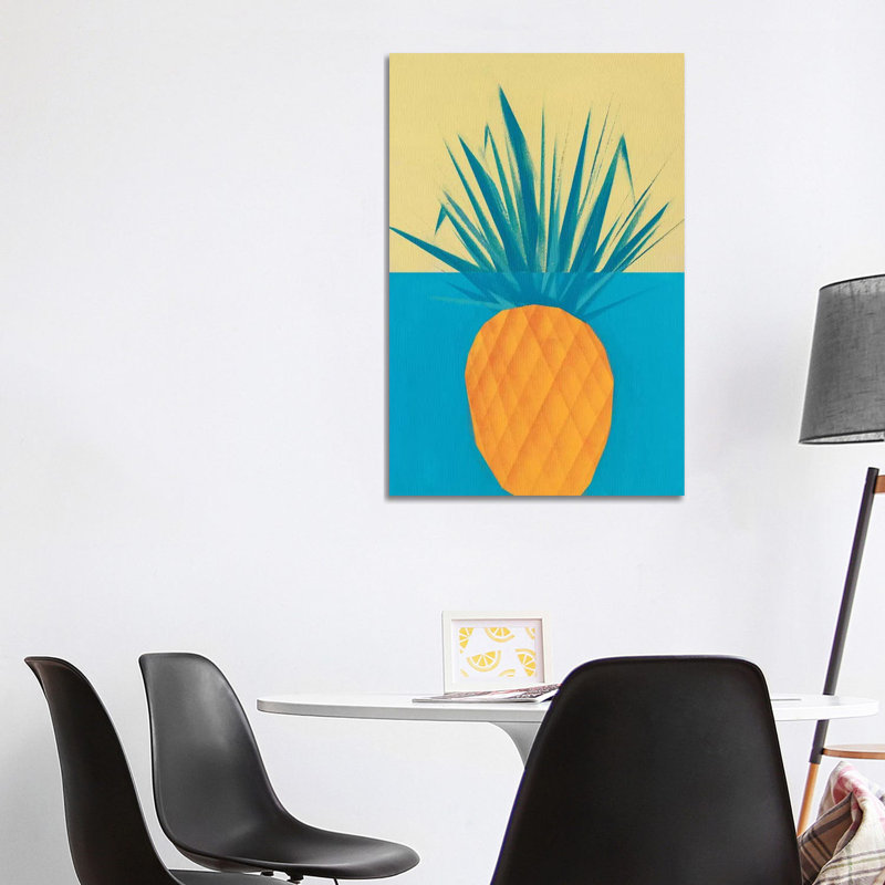 Pineapple by VCalvento - Print on Canvas, Wrapped Canvas, 101.6 cm H x 66.04 cm W x 1.91 cm D