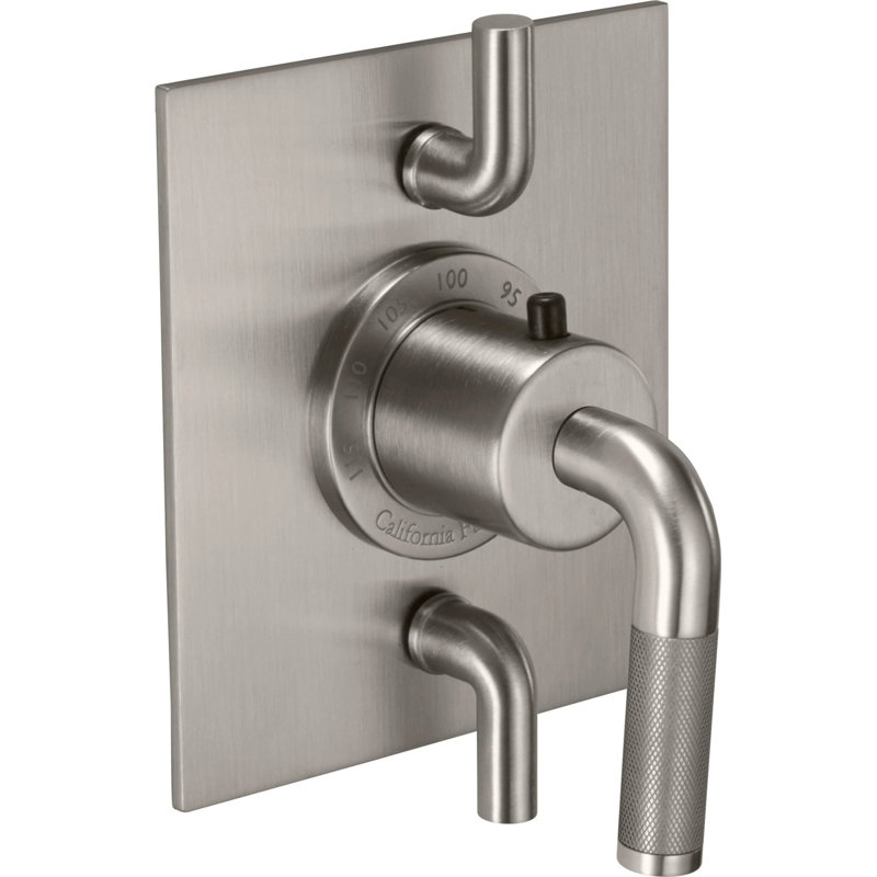 Descanso 2.5 GPM Styletherm Thermostatic Complete Shower System with Handshower Hook and Tub Spout, Matte Black, 2.5 GPM