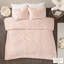 Literie en médaillon en chenille rose - très grand / très grand, 100% coton, médaillon Viabilité King 3, artistique-121409538-121409545