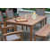 Fleur Rectangular 7 - Person 64'' Long Dining Set