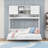 Queen Wood Murphy Bed with Ample Storage Space