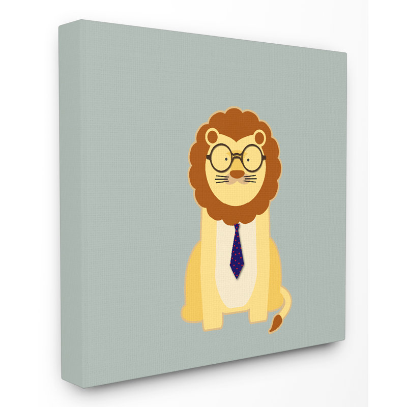 Animals Canvas Art, Wrapped Canvas, 17" H x 17" W x 1.5" D