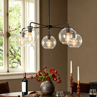 Filkins 5 - Light Dimmable Sputnik Sphere Chandelier