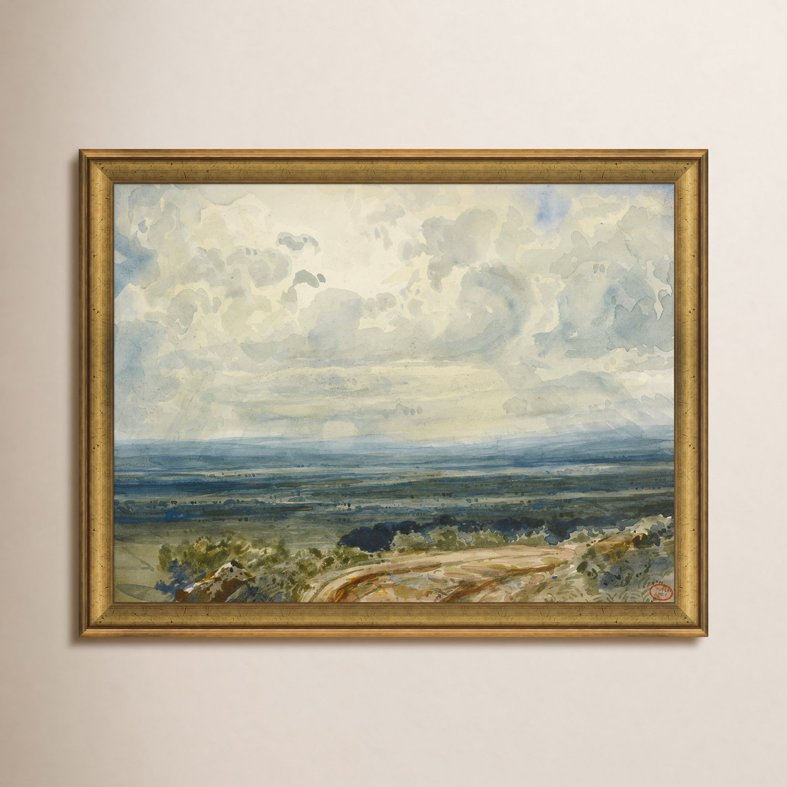 Sun Ray Landscape Print