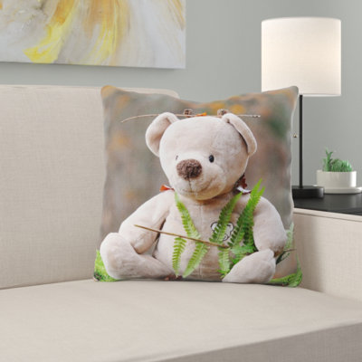 Teddy Bear Throw Pillow