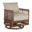 Newport Swivel Patio Chair with Cushions-83260304-97429401