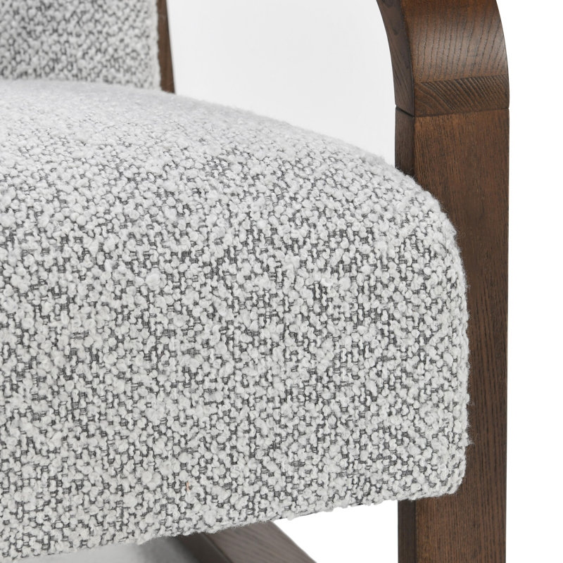 Lexington Boucle Accent Chair Mercury Gray