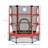 Trampoline with Enclosure Net, Springless Design, Safety Pad and Frame