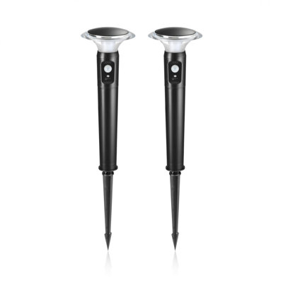 Black Low Voltage Battery Powered Integrated LED Aluminum Pathway Light Pack