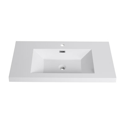 36" Bathroom  Resin Sink