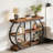 Industrial 3-Tier Console Table, 41.3" Entryway Table-1040169712