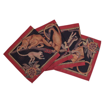 Monkey Tales Table Runner - Linen