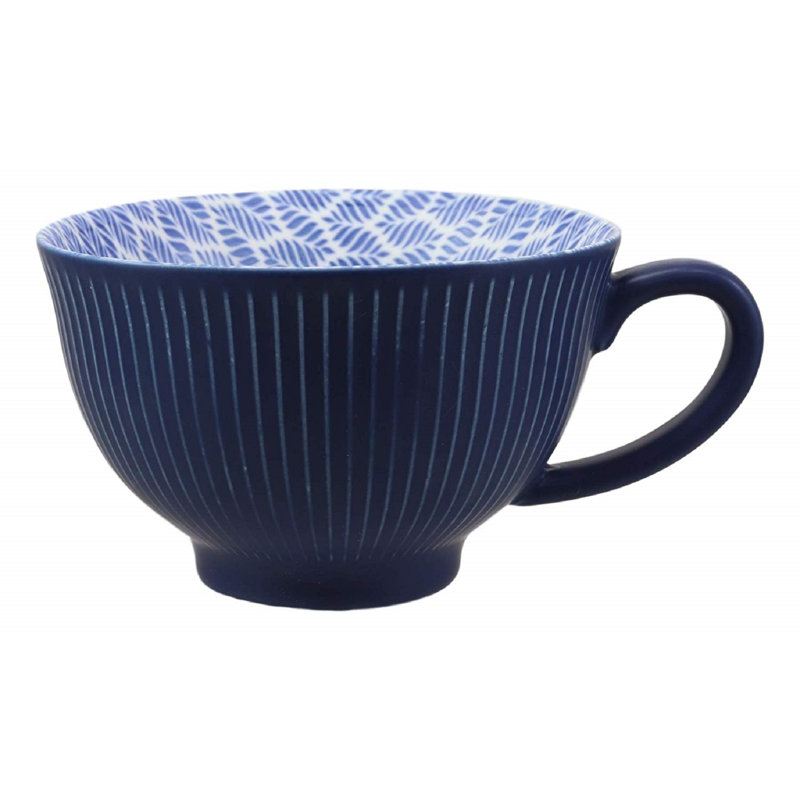 Grande tasse à café botanic victorian blue Inglaterra