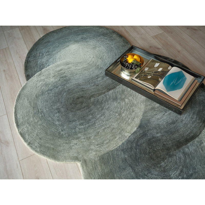 Mitomo Hand Tufted Abstract Area Rug