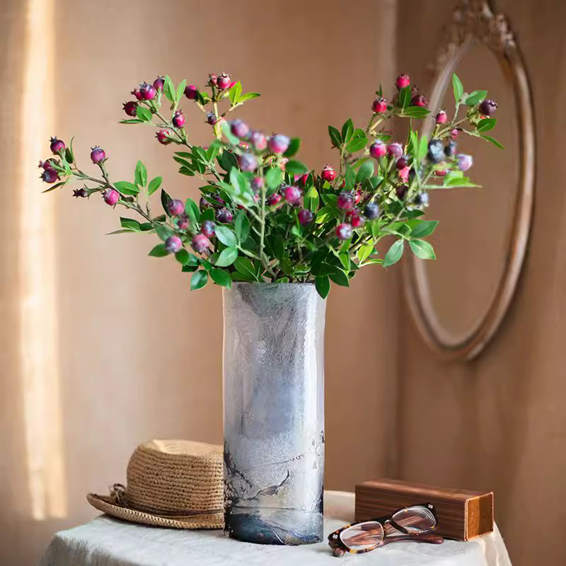 Plante artificielle 22,4 po, Rouge, 5
