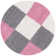 Myshaggy Collection Rugs Geometric Design in Pink