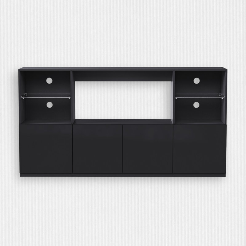 67'' Media Center, Black
