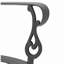 Ensemble de 7 pièces de mobilier de patio en aluminium coulé avec cadre noir et coussins de siège blanc cassé (identique à: W1710S00078)