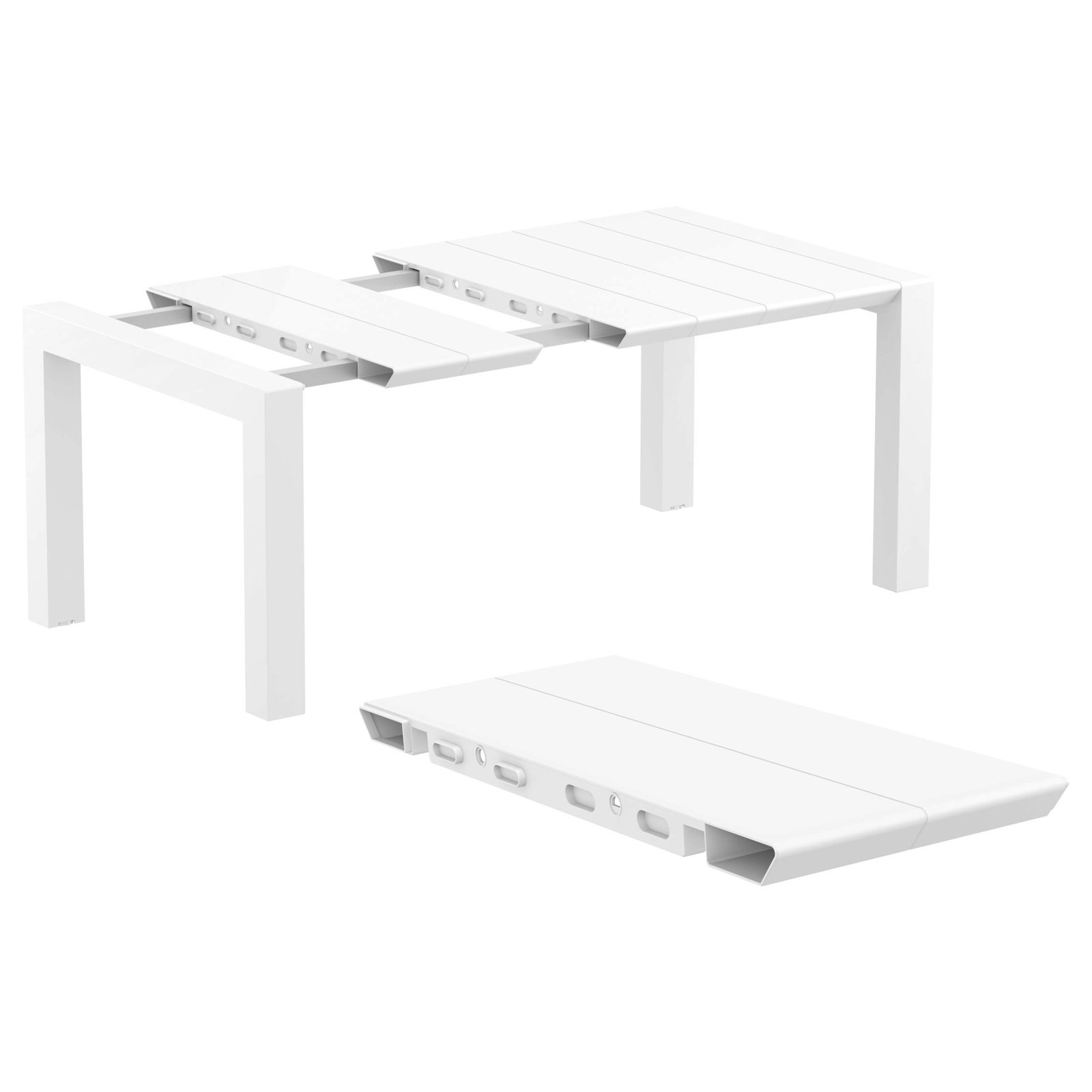 Asherton 55" Patio Dining Set, White