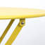 Ensemble 3 pièces de chaises bistro et de patio bistro Metail - Jaune
