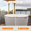 Boîte de rangement en polypropylène (PP) 33 gallons Modern Depo-96965756