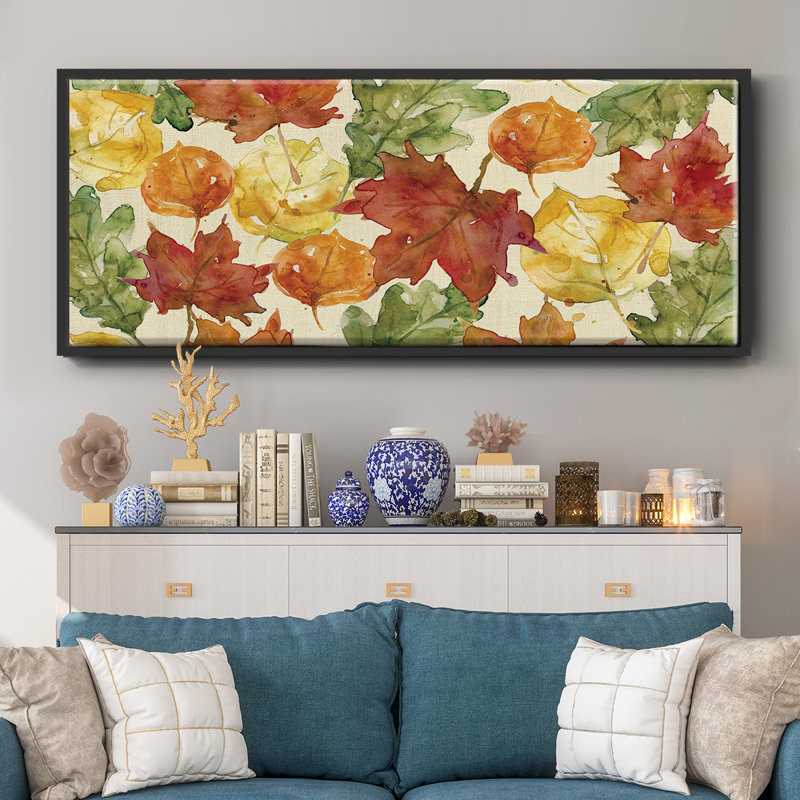 Feuilles d'automne - Toile encadrée, H 24 po x l 60 po