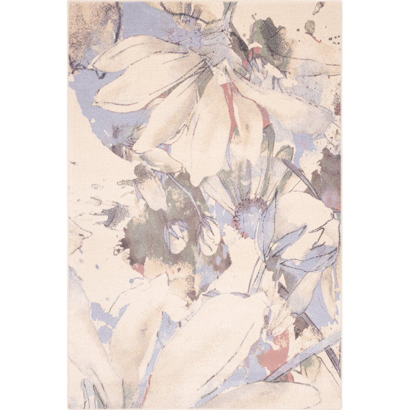 Lilia Floral Area Rug, Rectangle 200 x 300cm