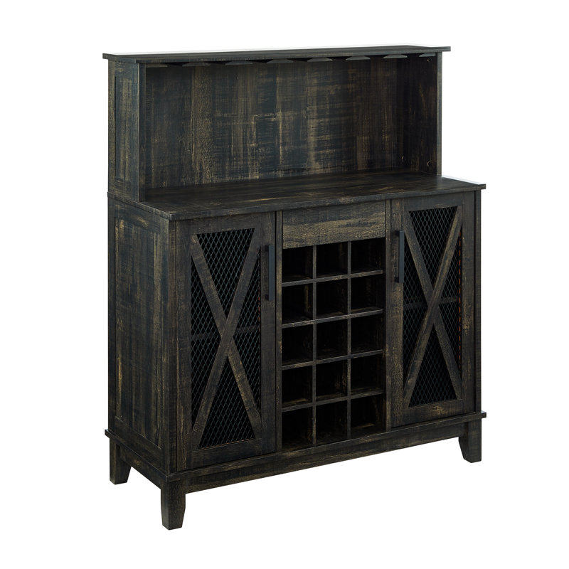 Armoire bar, Gris anthracite