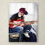 «Armand jouant de la guitare» par Armand, reproduction sur toile-21646312