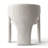 Modern Upholstered Dining Chairs With Curved Back And Bouclé Fabric