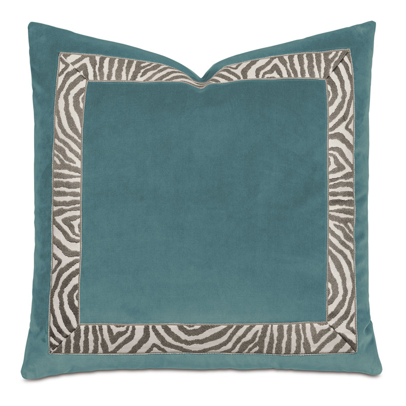 Uma Zebra Square Pillow Cover & Insert