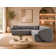 6 Seater Velvet Sofa & Chaise
